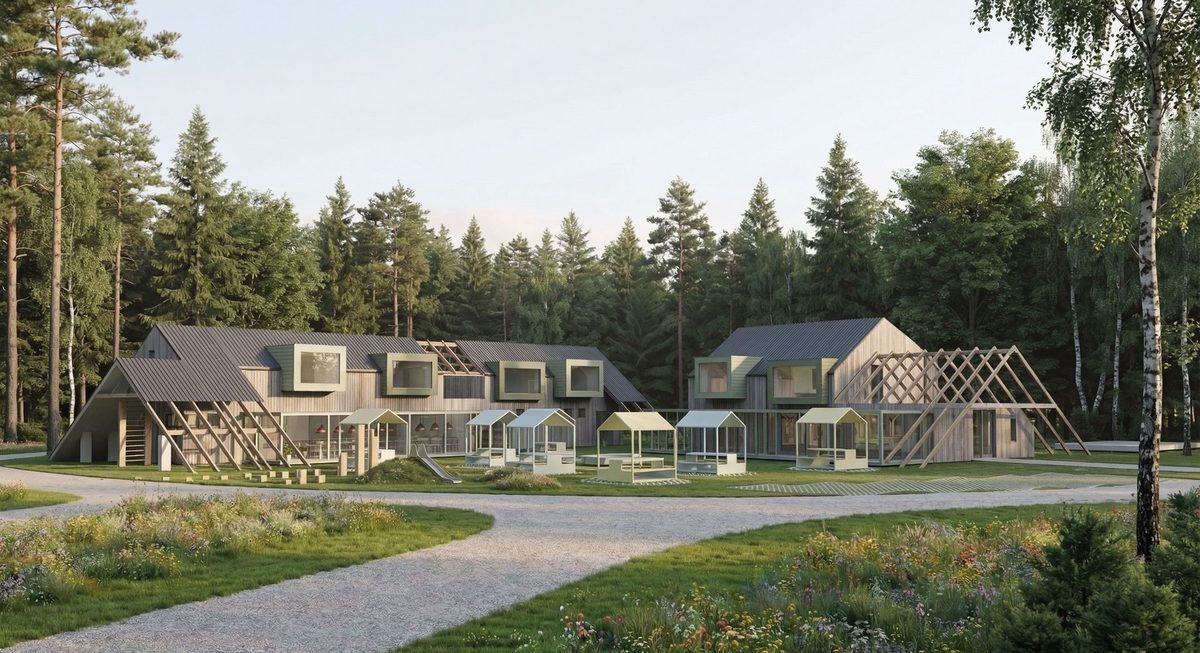 Vizualizácia nádvoria GINDURA Resort